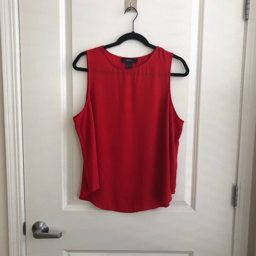 High Neck Red Tank